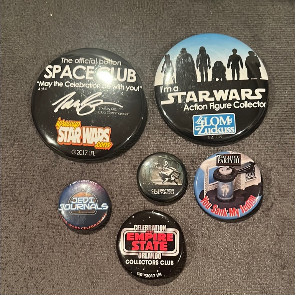 Star Wars Collector Button Set